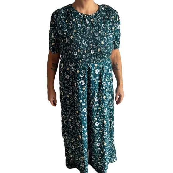 Vintage NWT JC Penny Halmode Petite Romper/Jumpsuit with Shoulder Pads - Picture 2 of 7